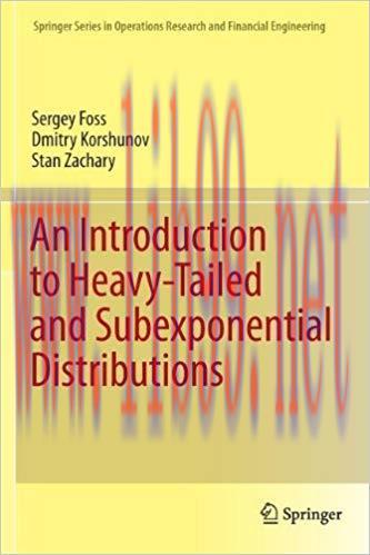 (PDF)An Introduction to Heavy-Tailed and Subexponential Distributions (Springer Series in Opera...