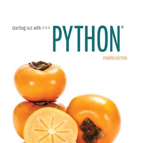 Starting Out with Python, 4th Edition-Www.Yutou.Org-