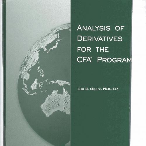 Analysis of Derivatives for the CFA Program