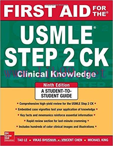 [PDF]First Aid for the USMLE Step 2 CK, 9th Edition