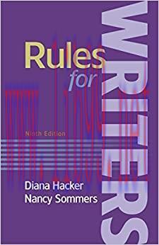 (PDF)Rules for Writers with Writing About Literature (Tabbed Version)