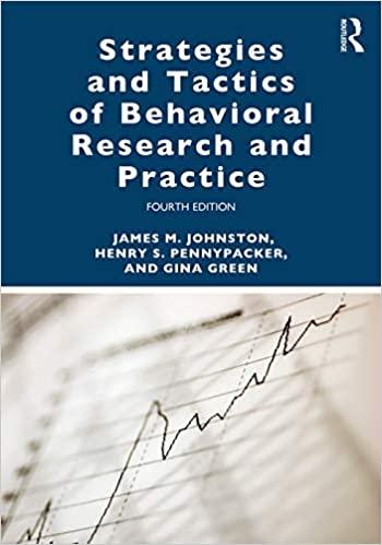 (PDF)Strategies and Tactics of Behavioral Research and Practice