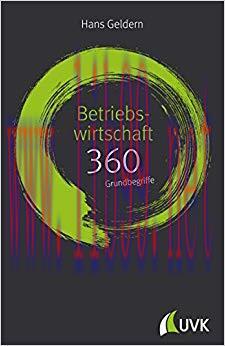 (PDF)Betriebswirtschaft: 360 Grundbegriffe kurz erkl&auml;rt (German Edition) 1. Auflage Edition