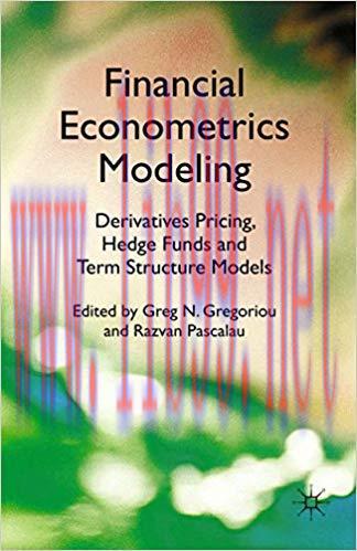 (PDF)Financial Econometrics Modeling: Derivatives Pricing, Hedge Funds and Term Structure Model...