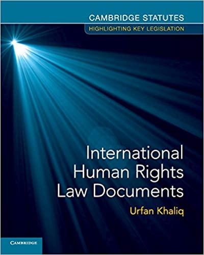 International Human Rights Law Documents [Urfan Khaliq]