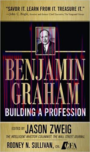 (PDF)Benjamin Graham, Building a Profession: The Early Writings of the Father of Security Analy...