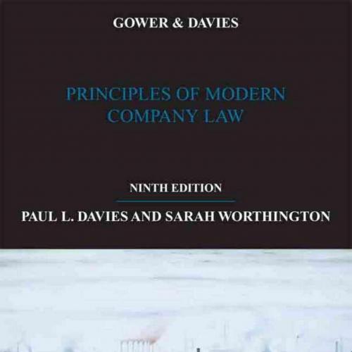 Gower & Davies Principles of Modern Company Law 9th Edition