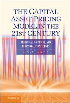 (PDF)The Capital Asset Pricing Model in the 21st Century: Analytical, Empirical, and Behavioral...