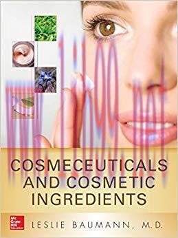(PDF)Cosmeceuticals and Cosmetic Ingredients 1st Edition