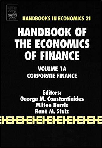 (PDF)Handbook of the Economics of Finance Corporate Finance (ISSN 21) 1st Edition