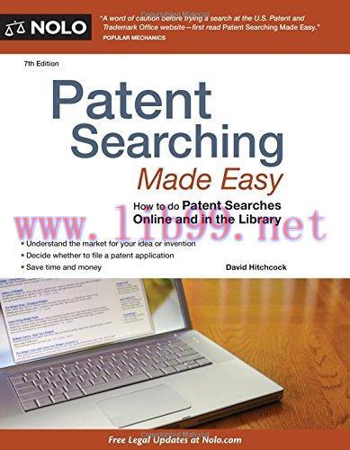 [FOX-Ebook]Patent Searching Made Easy: How to do&nbsp;Patent Searches Online&nbsp;and in the&nbsp;Library, 7th...