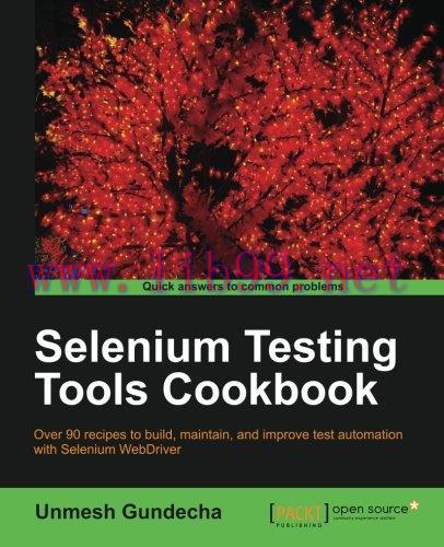 [FOX-Ebook]Selenium Testing Tools Cookbook