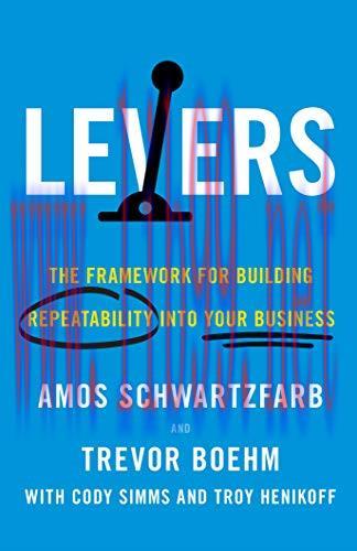 (PDF)Levers: The Framework for Building Repeatability into Your Business