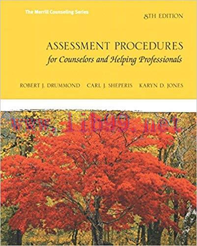 (PDF)Assessment Procedures for Counselors and Helping Professionals (Merrill Counselling) 8th E...