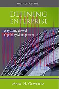(PDF)Defining Enterprise: A Systems View of Capability Management