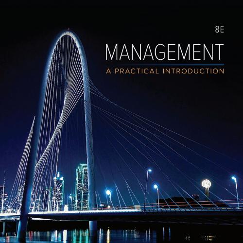 Management a Practical Introduction Eighth Edition-Angelo Kinicki, Brian K. Williams
