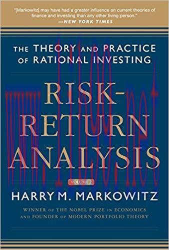 (PDF)Risk-Return Analysis, Volume 2: The Theory and Practice of Rational Investing 1st Edition