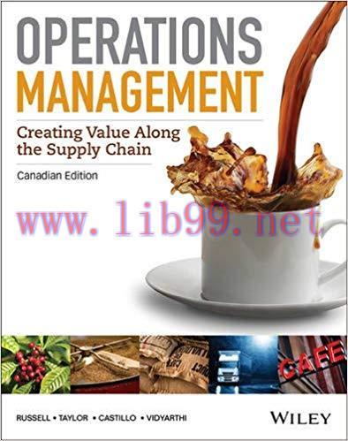 [PDF]Operations Management: Creating Value Along the Supply Chain, Canadian 8th Edition [Robert...
