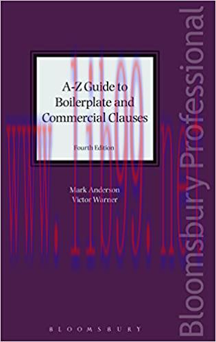 (PDF)A-Z Guide to Boilerplate and Commercial Clauses: Fourth Edition
