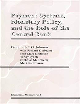 (PDF)Payment Systems, Monetary Policy and the Role of the Central Bank