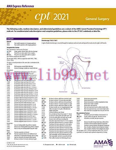 [AME]General Surgery (CPT 2021 Express Reference Coding Card) (Original PDF)
