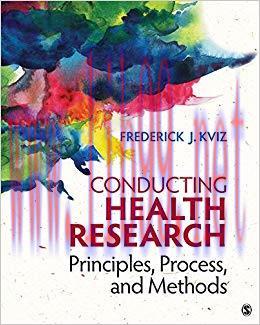(PDF)Conducting Health Research: Principles, Process, and Methods 1st Edition