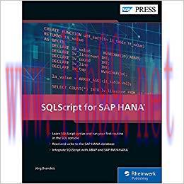 [PDF]SQLScript for SAP HANA
