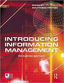 (PDF)Introducing Information Management 1st Edition