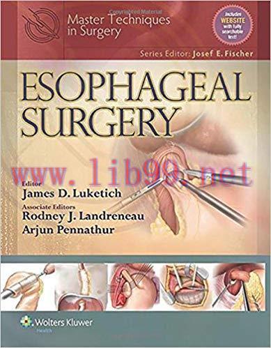 [PDF]Master Techniques in Surgery Esophageal Surgery