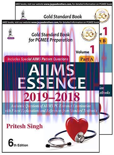 [AME]AIIMS ESSENCE 2019-2018 (VOL. 1 PART A & B) (Original PDF)
