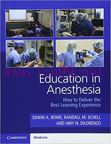 [PDF]Education in Anesthesia - How to deliver the best learning experience