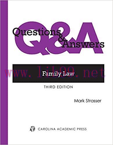 (PDF)Family Law: Multiple-choice and Short-answer Questions and Answers (Questions & Answers)