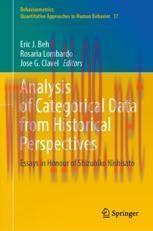 [PDF]Analysis of Categorical Data from_ Historical Perspectives: Essays in Honour of Shizuhiko ...