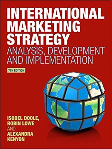 International Marketing Strategy 7th Edition [Doole, Lowe]