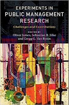 (PDF)Experiments in Public Management Research: Challenges and Contributions