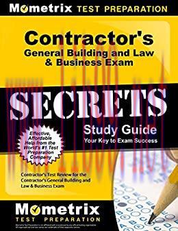 (PDF)Contractor&rsquo;s General Building and Law & Business Exam Secrets Study Guide: Contractor&rsquo;s Te...