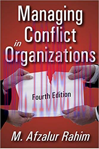 (PDF)Managing Conflict in Organizations 4th Edition