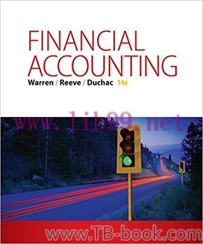 Financial Accounting 14th Edition by Carl Warren 课本