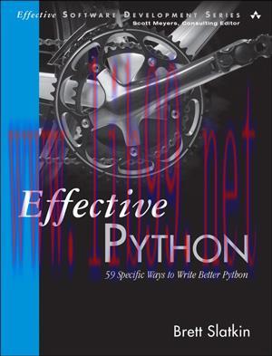[SAIT-Ebook]Effective Python