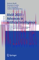 [PDF]AIxIA 2023 &ndash; Advances in Artificial Intelligence: XXIInd International Conference of the I...