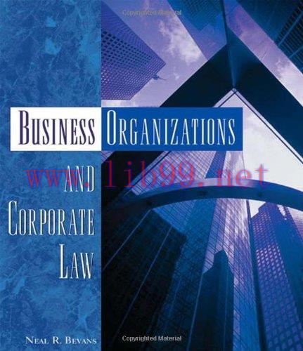 [FOX-Ebook]Business Organizations and Corporate Law
