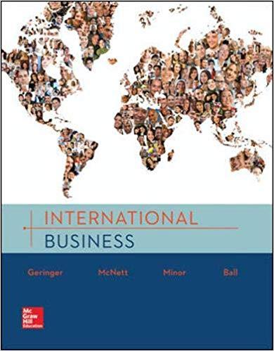 (Test Bank)International Business 1st Edition by Michael Geringer.zip