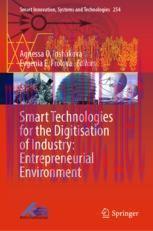 [PDF]Smart Technologies for the Digitisation of Industry: Entrepreneurial Environment