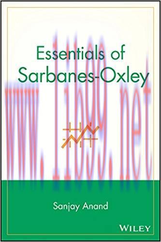 (PDF)Essentials of Sarbanes-Oxley (Essentials Series Book 35) 1st Edition