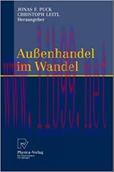 (PDF)Au&szlig;enhandel im Wandel: Festschrift zum 60. Geburtstag von Reinhard Moser (German Edition) ...