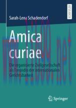 [PDF]Amica curiae: Die organisierte Zivilgesellschaft als Freundin der internationalen Gerichts...