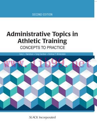 [AME]Administrative Topics in Athletic Training: Concepts to Practice (PDF)