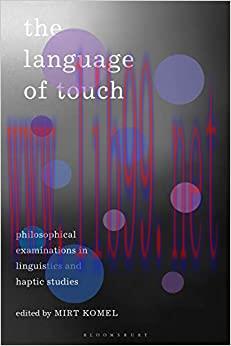 (PDF)The Language of Touch: Philosophical Examinations in Linguistics and Haptic Studies