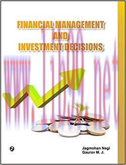 (PDF)Financial Management and Investment Decisions First Edition