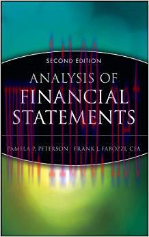 (PDF)Analysis of Financial Statements (Frank J. Fabozzi Series Book 141) 2nd Edition